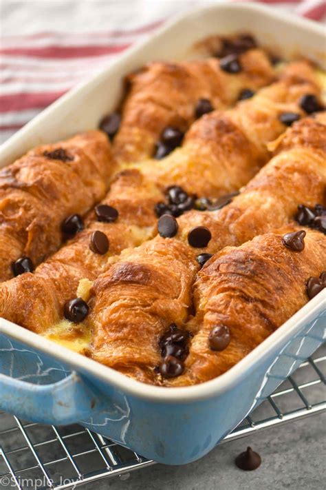 Croissant Bread Pudding | Simple Joy