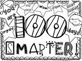 100 Coloring Page sketch template