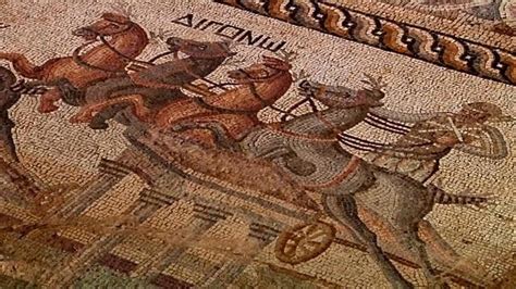 This Ancient Mosaic Depicts a Thrilling Chariot Race — National Geographic | Romanesque art ...