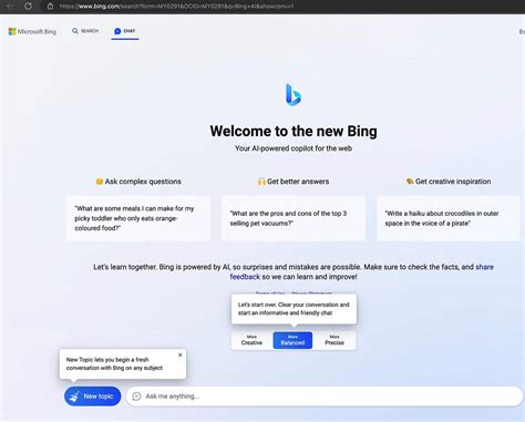 Microsoft’s New Bing AI Chatbot. AI powered copilot for the web | by ...