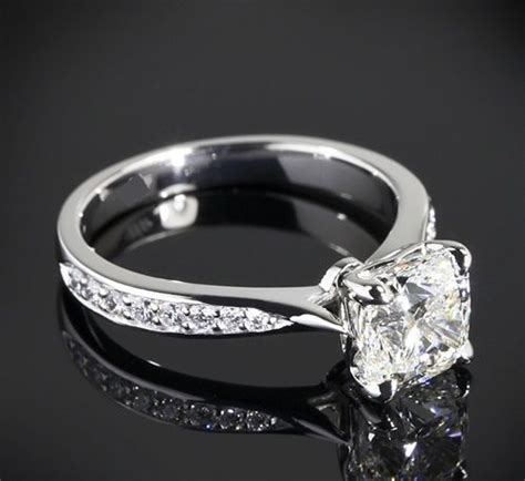 Sheetal Diamonds Women's Princess Cut Real Diamond Engagement Ring, Rs 137350 | ID: 12723761630