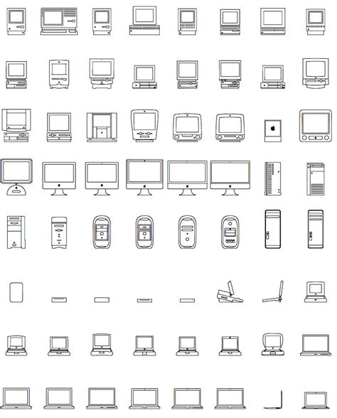 Apple's Amazing Icon Font Features Every Mac Ever Made | Cult of Mac