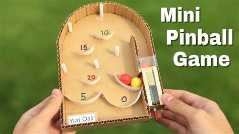 How to Make Pinball Machine at Home using Cardboard - Easy to Build ...