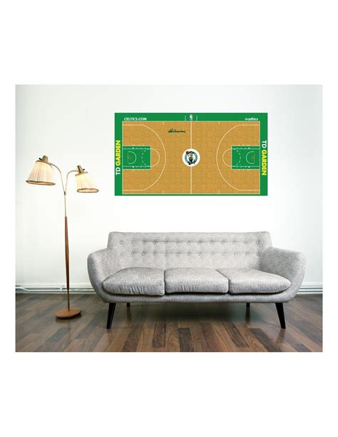 NBA 2017 Official Court Boston Celtics Logo Decals - Passion Stickers