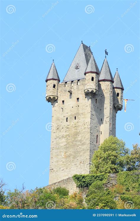 Nassau, Germany - 08 12 2020: Burg Nassau, Bergfried Stock Image ...