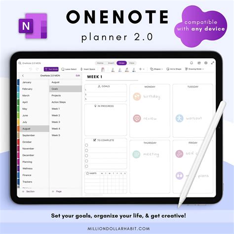 Onenote Calendar Template 2022