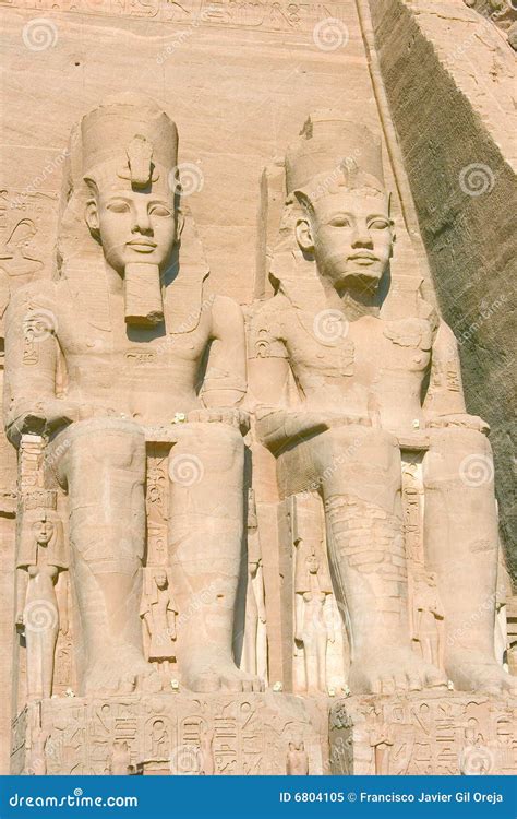 Ramses II in the Temple of Abu Simbel Stock Image - Image of simbel, excavated: 6804105