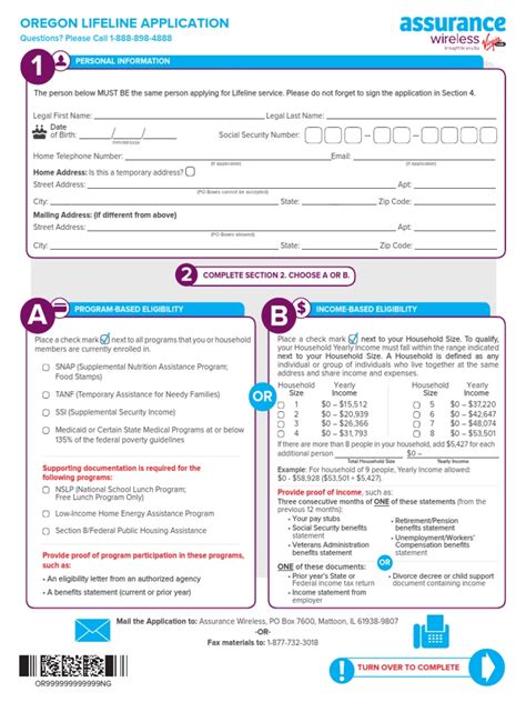 Assurance Wireless Application | Supplemental Nutrition Assistance ...