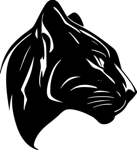 Panther, Minimalist and Simple Silhouette - Vector illustration ...