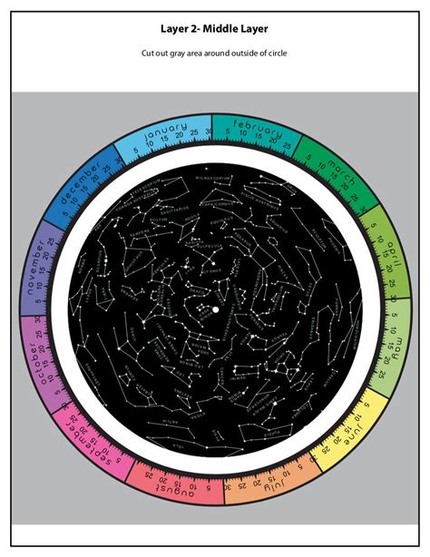 Star Map planisphere Printable File - Etsy Canada