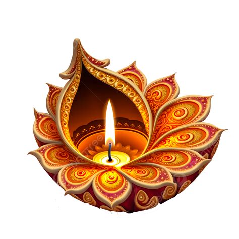 Diwali Diya Festivals In India Gold Deepavali Lamp, Diya Colorful ...