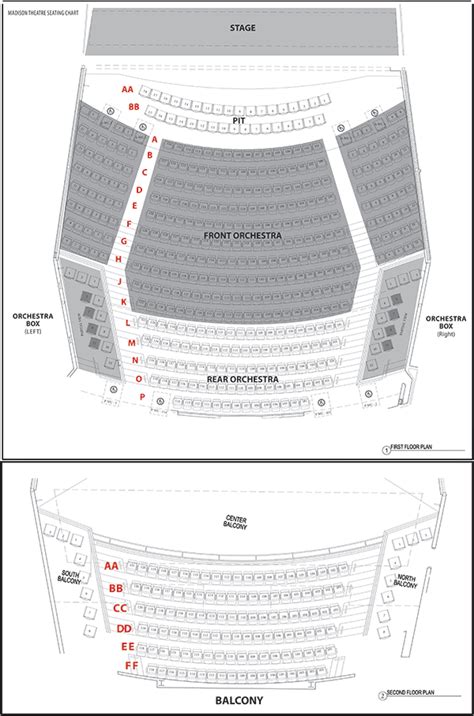 Seating Chart | Madison Theatre