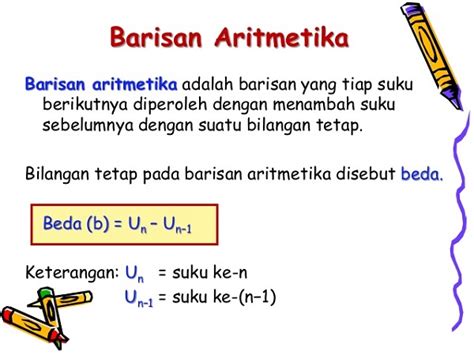 Perbedaan barisan aritmatika dan geometri