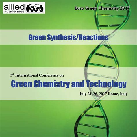 Green Reactions/Synthesis The ideology of Green Chemistry drives for ...