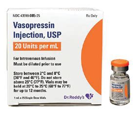 Vasopressin Injection, USP - Dr Reddy's Laboratories Inc - PP&P Magazine - Pharmacy Purchasing ...