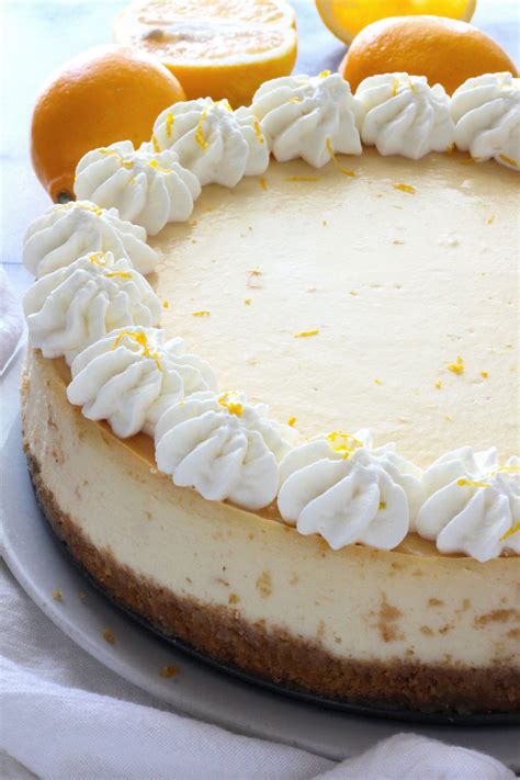 Lemon Ricotta Cheesecake - Baker by Nature