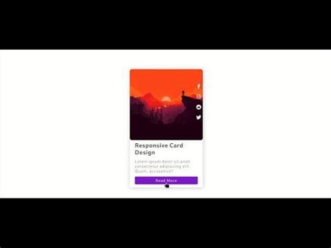 Responsive card design in HTML and CSS : r/Frontend