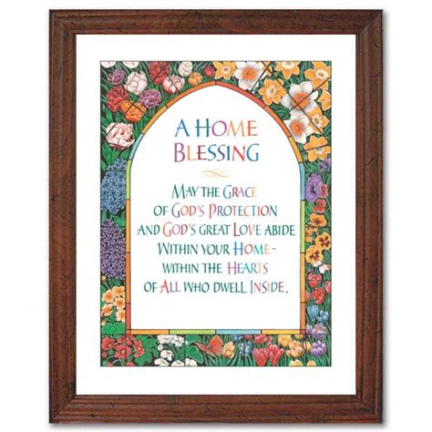 Home Blessing Framed Print