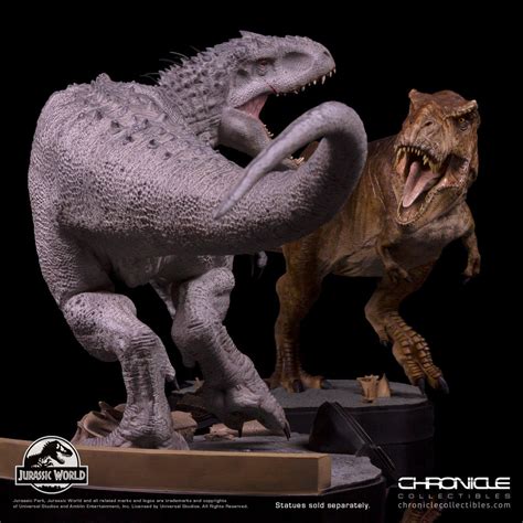 Jurassic World - Final Battle T. Rex Statue Preview from Chronicle - The Toyark - News