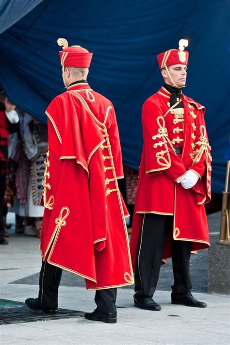 Ceremonial uniform of the Croatian Presidential Honor Guard. Created in ...