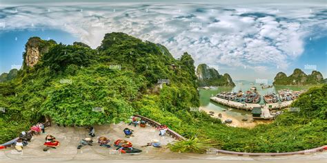 360° view of Halong Bay – Thien Cung Cave observation deck - Alamy