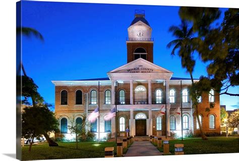 Florida, Florida Keys, Key West, The Monroe County Courthouse Wall Art ...