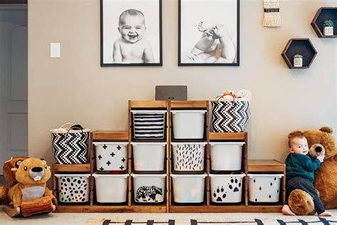 Ikea Trofast Storage Bin Makeover in 2020 | Ikea trofast storage, Toy ...