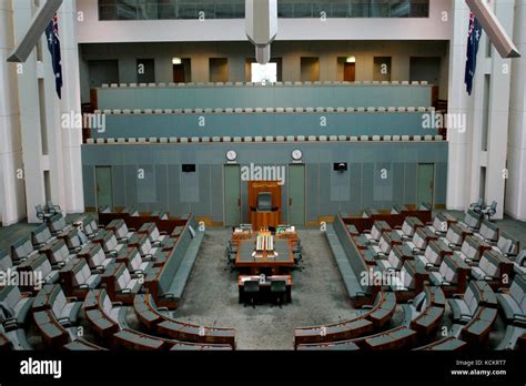 House representatives australian parliament house hi-res stock ...