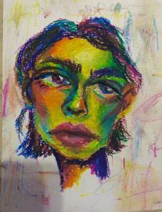 Oil Pastel Portrait Easy, Oil Pastel Drawings Easy, Oil Pastel ...