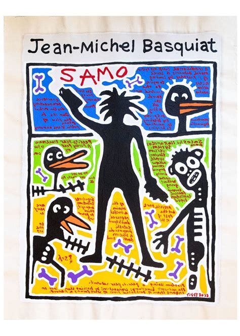 Jean Michel Basquiat Samo by Tiggy Ticehurst – Clic