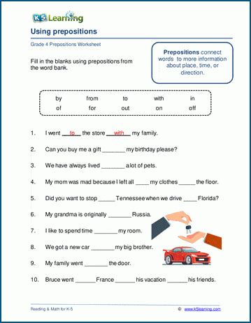 Preposition Worksheet Stock Illustrations – 157 Preposition - Worksheets Library