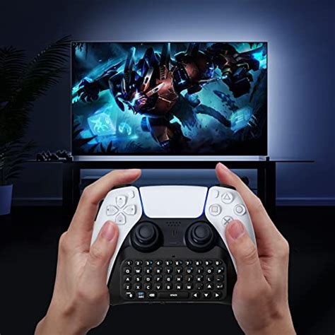 MoKo Keyboard for PS5 Controller, PS5 Bluetooth Wireless Mini Keyboard ...