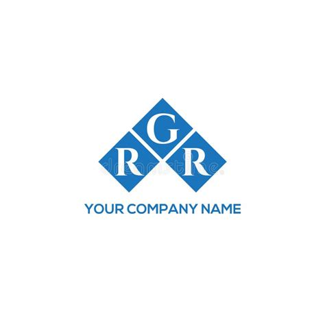 RGR Letter Logo Design on WHITE Background. RGR Creative Initials Letter Logo Concept Stock ...