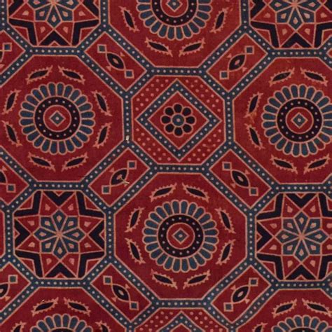 Pin on Ajrakh Fabric (Ajrak Fabric)