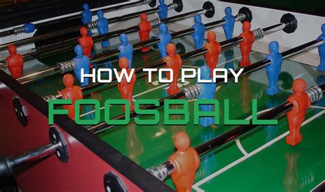 foosball rules – Table Gamez