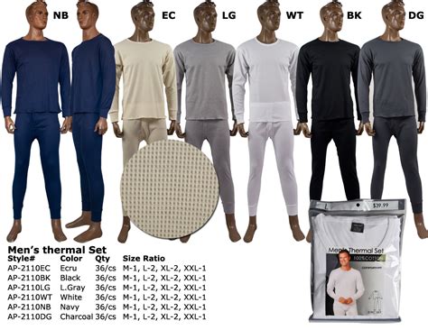 Thermals | Men's Thermal | Wholesale Long Johns