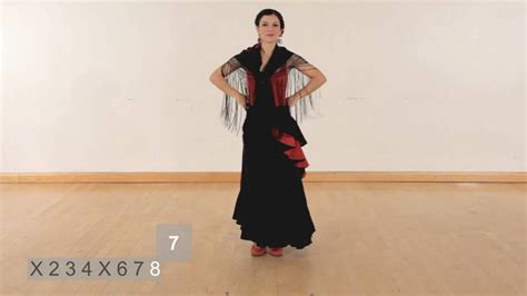 How to perform a simple Flamenco dance sequence - YouTube