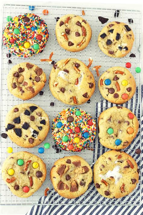 Stuffed Chocolate Chip Cookies - Living on Cookies