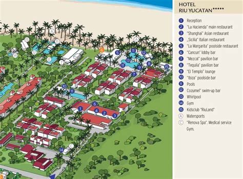 Riu Tequila Resort Map