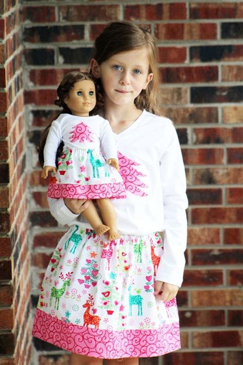 Matching Girl and Doll Clothes Fits American Girl by dollcloset | Doll clothes, American girl, Girl