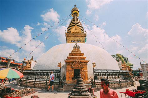 Exploring Swayambhunath Stupa - The Monkey Temple In Kathmandu, Nepal ...