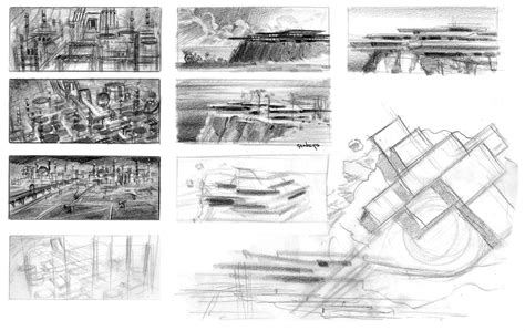 Phil Saunders - Iron Man (2007): Stark Mansion Exterior Concepts