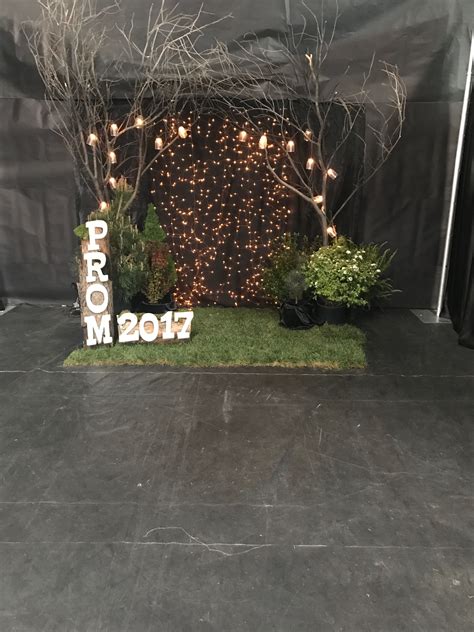 Into the woods and under the stars prom 2017 | Prom backdrops, Prom decor, Starry night prom