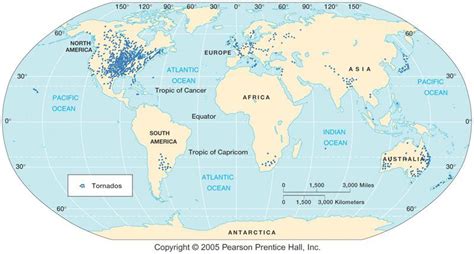 Tornado occurrence. More than 90% of the world tornadoes occur in the ...