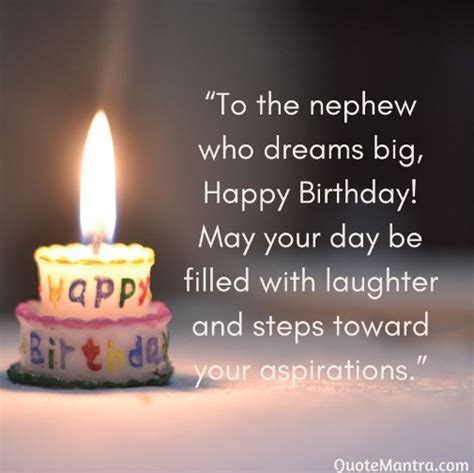 Happy Birthday Wishes For Nephew - QuoteMantra