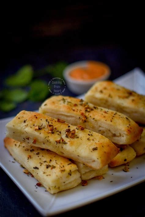 Garlic Bread Sticks | Cooking From Heart