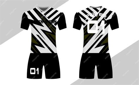 Premium Vector | Tshirt sport design template soccer jersey mockup for football club uniform ...