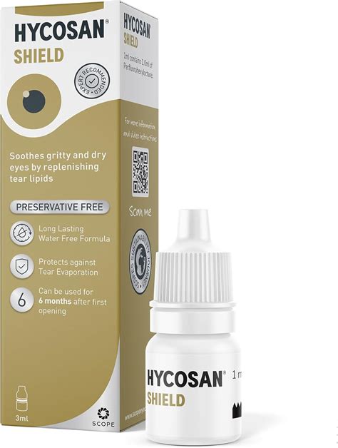 Hycosan Shield Eye Drops – Preservative Free Single Ingredient Formula ...