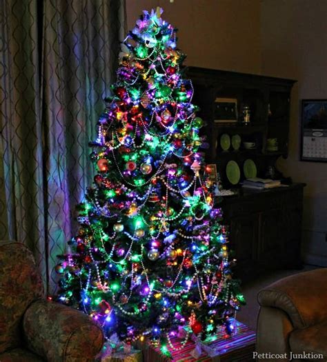 Clear Or Multi-Color Christmas Tree Lights-How About Both-Petticoat Junktion