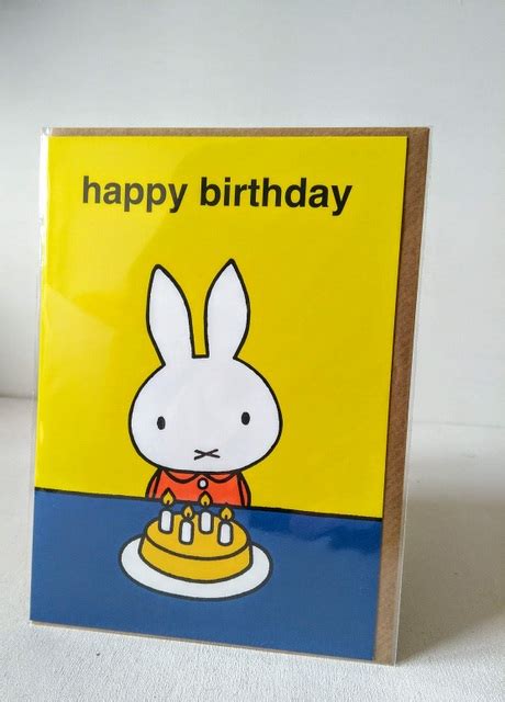 Miffy Birthday Cake Card - Happy Planet Creative Arts CIC